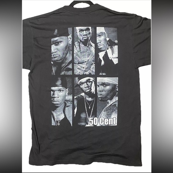 VINTAGE G UNIT 50 CENT RAP HIP HOP 90s Y2K USA TEE T SHIRT NEW MENS SIZE LARGE - Picture 1 of 9